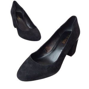 Nine West Adelineo Black Suede Heels